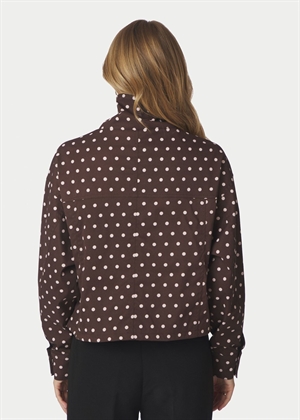 Callisa dot jakke Brown Neo Noir